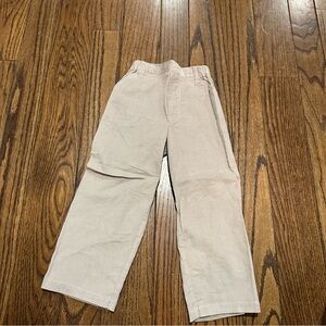 NWT Bella Bliss beige corduroy faux zip pants- Size 3